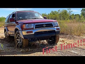My First Time Off-Roading in my 1996 Toyota 4Runner!!
