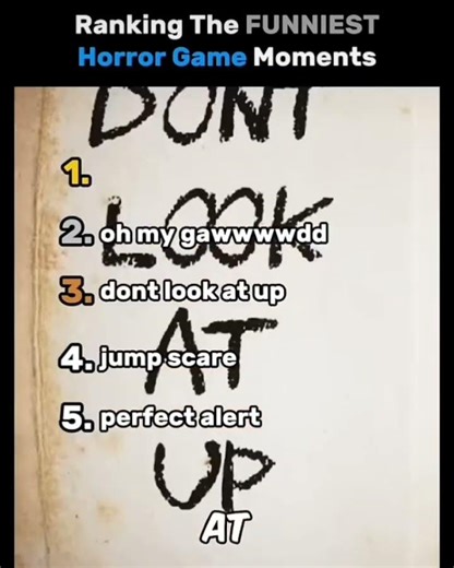 Ranking the funniest horror games moments 😂#shorts