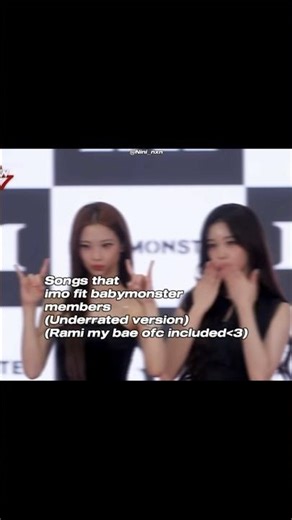 Giving Babymonster underrated songs #underrated #babymonster #songs #viral #popular #famous #model