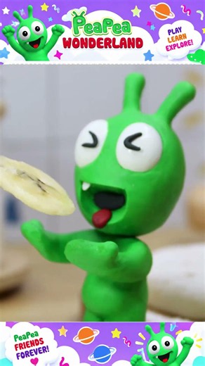 Pea Pea Hunts for the Secret Banana! 🍌 #shorts