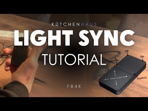 💡 Kutchenhaus Lighting Sync Tutorial + Remote Diagram