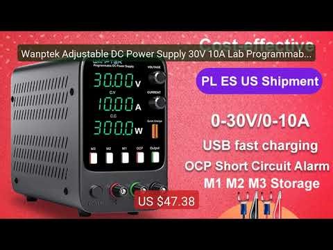 Wanptek Adjustable DC Power Supply 30V 10A Lab Programmable M... — Amazing Value 2026 | Must Have!