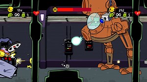 本地双人合作《外星原人 HD》通关视频 Alien Hominid HD 超高难度的经典老游戏复刻版