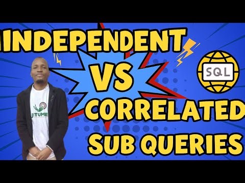 Independent vs Correlated Subquery Explained | SQL Tutorial for Beginners