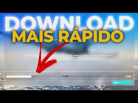 Como AUMENTAR VELOCIDADE de DOWNLOAD do Flight Simulator 2020
