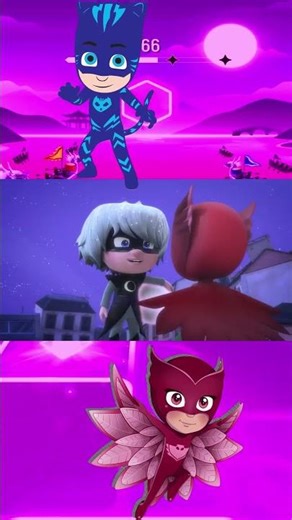 DANCE! GO! Pj Masks Laughing Coffin Dance Tiles Hop EDM Rush #shorts #coffindance #pjmasks
