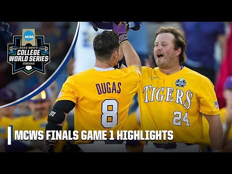 Men's College World Series Finals, Game 1: LSU Tigers vs. Florida Gators | Full Game Highlights