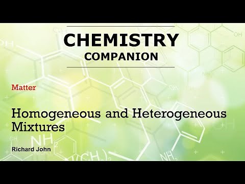 2.6.2 Homogeneous and Heterogeneous Mixtures