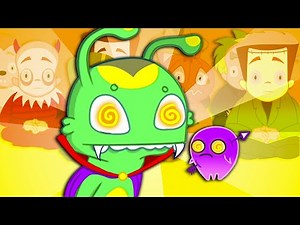 Groovy The Martian HALLOWEEN Full episodes HYPNOTIZED KID by a WITCH Cartoon for kids Nursery Rhyme