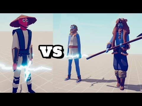 Rayden vs Zeus and Jarl | Totally Accurate Battle Simulator TABS