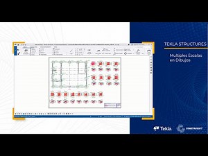 Varias escalas en el mismo dibujo con Tekla Structures
