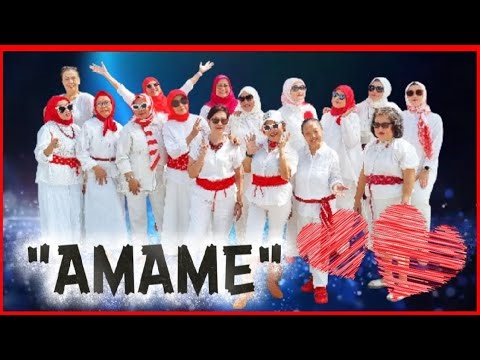 🩷💢🌀💢🩷"AMAME" Line Dance // Danced by. Sweet Green Liners (INA)🌀