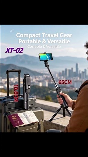 Best 2 in 1 Selfie Stick Tripod 🔥 Bluetooth Remote Stand