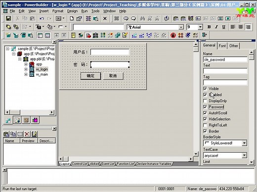PowerBuilder 9.0基础学习视频实例篇