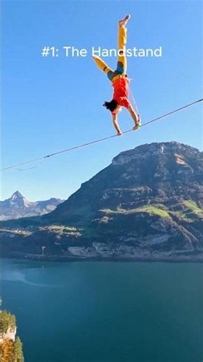 Top 3 Highline Tricks #slackline #highline