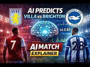 Aston Villa vs Brighton AI Match Prediction | SPECTRA AI Explainer (EPL Preview)