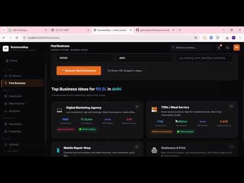 BusinessMap — Smart Location Intelligence Google Chrome 2026 03 15 10 09 02