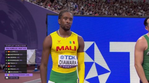 Tinch qualifies for 110mH semifinals at worlds