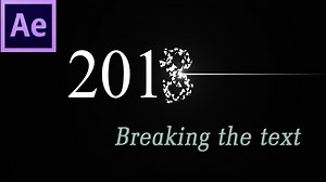 Breaking the text using Pixel polly in After Effects - 16