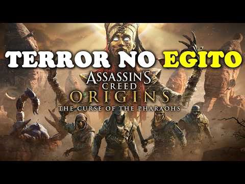 ASSASSIN’S CREED ORIGINS: EXPLORANDO O ALÉM NA MALDIÇÃO DOS FARAÓS - GAMEPLAY DUBLADO PT-BR | LIVE