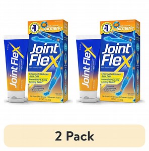 (2 pack) JointFlex Joint Pain Relief Cream with Natural Turmeric, 3 oz