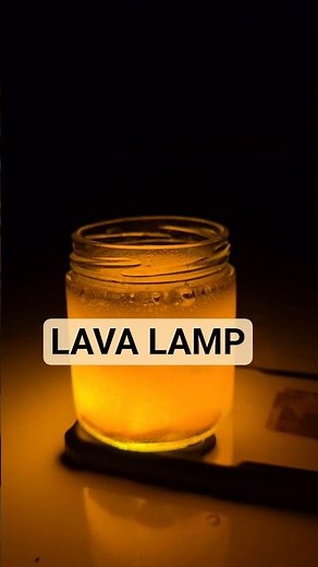 Homemade Lava Lamp! 🔴✨ | ART N CRAFT #diy #lava #lamp #craft #viral #shorts