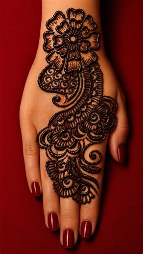 Beautiful front hand mehndi design 2026 l easy and simple bridal mehndi design l full hand mehndi ✨
