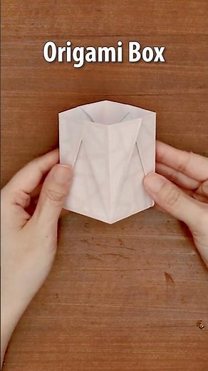 Easy Origami Box | Paper Box | Craft Tutorial #shorts