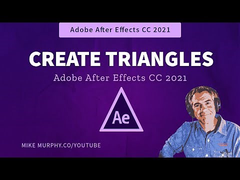 After Effects: How To Create a Triangle Shape Layer