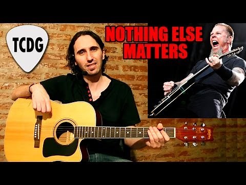 Como Tocar Nothing Else Matters en Guitarra Acústica (Metallica) #1 TCDG