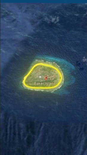 The Secret US Island Nobody Lives On 🌴🇺🇸 #BakerIsland #USTerritories