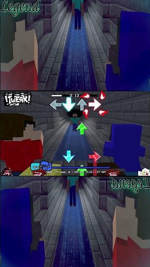 Friday Night Funkin' FNF Weekly (Minecraft FNF Mod) It's Herobrine VS Mike & Pac in Legend