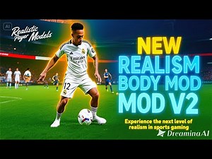 Realism Body Mod V2 – eFootball 2026 Style | PES 2021 & Football Life 2025
