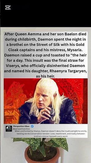 Daemon Targaryen PROVOKES the Realm "Heir for a Day" Explained #houseofthedragon #got