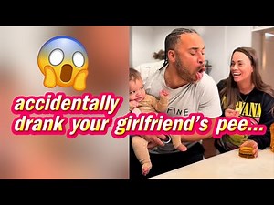 Prank😄｜If you accidentally drank your girlfriend’s pee｜UTI apple juice prank