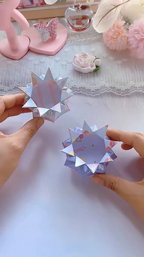 paper crafts creator | origami spiked bowl #origamicrafts #spikedbowl #papercrafts #diyprojects #creativecrafts #handmadeart #ecofriendlycrafts #homemadedecor... | Instagram