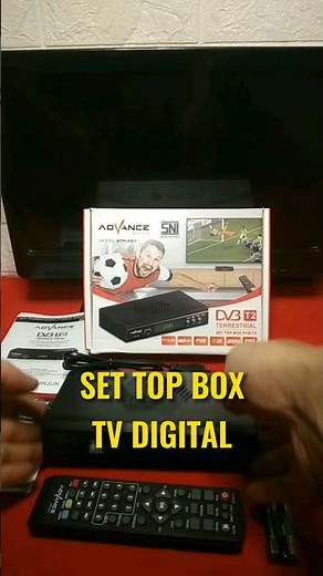 Set Top Box Receiver TV Digital DVB-T2 #shorts