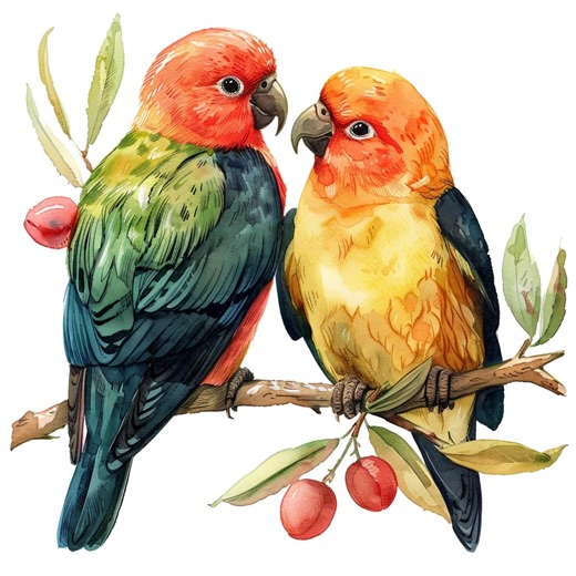 5x Love Bird Stickers Romantic Birds Car Stickers Wedding Decoration Vinyl Waterproof Couple Gift Love 9 X 9 Cm - Etsy