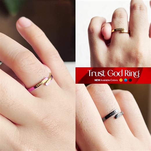 13 reactions | NEW BEGINNINGS AHEAD! Wear the #TrustGod Ring and start fresh with faith! Only ₱300 each. Get yours now at www.trustgodring.com | Trust God Ring | Facebook