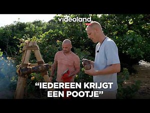Overleven geblazen: ex-profvoetballers moeten eigen eten vangen op eiland | Football Island