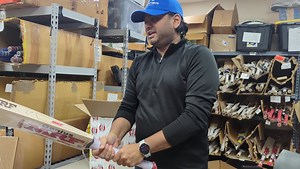 MRF Grand Edition 1.0 Cricket Bat 2023 Bats stock and review video. https://www.cricketstoreonline.com/cricket-bats/mrf-genius-grand-edition-1-0-cricket-bat-2023/ Factory hand selected new 2023 MRF Genius Grand edition. | Cricket Store Online | Facebook