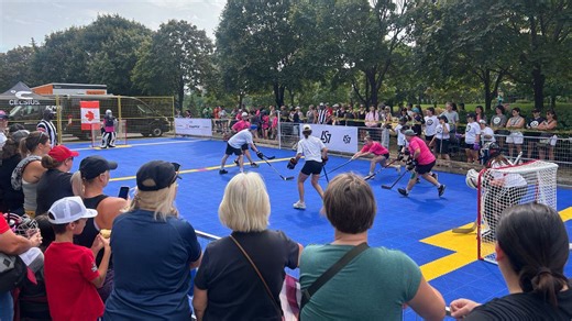 Road hockey tournament comes to Montreal hoping to inspire next generation of athletes