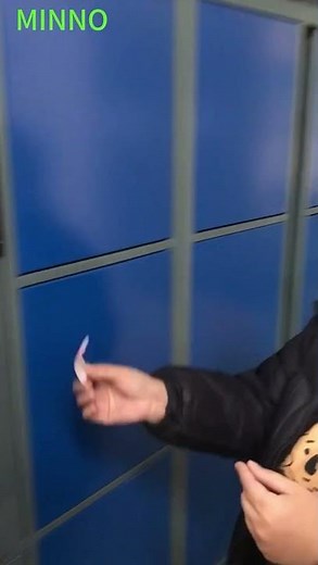 How to work for a smart storage cabinet with barcode system. #smartcabinet #parceldelivery