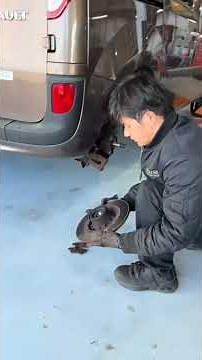 ルノーカングー【ブレーキパッド＆ディスクローター交換】#カングー #自動車 #shorts