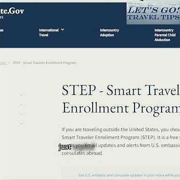 Travel Safely Abroad: US State Department STEP Program Explained #shorts