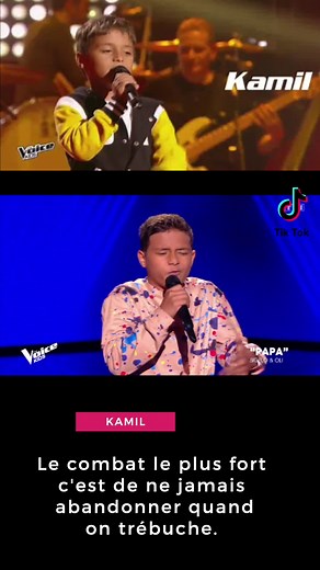 Ne jamais lâcher, croire en ses rêves : Kamil à The Voice Kids