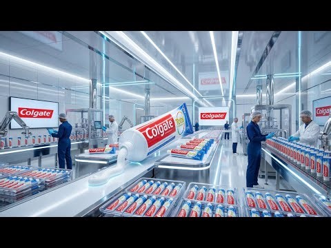 Inside a Modern Toothpaste Factory – How Toothpaste Is Made in Millions in the World ( Full Process)