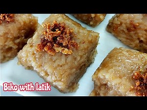 Biko With Latik | Meryendang Pinoy Recipe