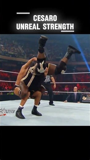 Cesaro feats of strength 😳 #wwe #cesaro #claudiocastagnoli