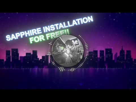 SAPPHIRE installation tutorial
